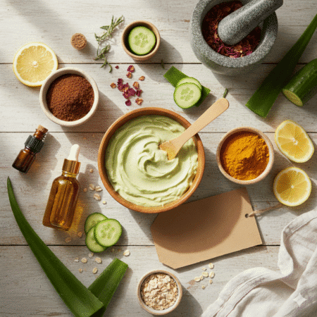 أفضل 15 وصفة لعمل ماسكات طبيعيه للوجه والجسم في المنزل